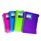 Зошит спіраль А5 120арк пласт обкл 5розд A-Plus A-5111