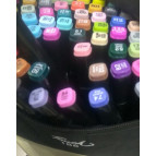 Маркер двустор. SketchMarker Touch для паперу набір 168шт 2362-168 в текстиль чохлі