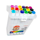 Маркер двустор. SketchMarker Twin для паперу набір 18шт квадратні 1905-18 пласт. бокс