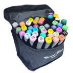 Маркер двустор. SketchMarker Touch для паперу набір 40шт 2362-40/2828-40 в текстиль чохлі
