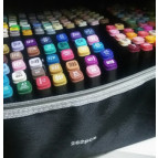 Маркер двустор. SketchMarker Touch для паперу набір 262шт 2362-262 в текстиль чохлі