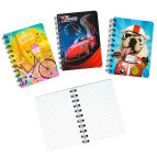 Блокнот спіраль А6 80арк. ЛИДЕР Мікс 5080