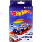 Пластилін восковий Kite набір 12кол по 16гр Hot Wheels HW21-086