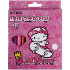 Фломастери 12 кол. KITE мод 047 Hello Kitty HK21-047