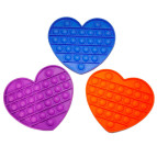 Іграшка Pop it ПопИт АКЦІЯ антістрес 12*14см Серце Однокольорове 321203