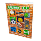 Щоденник шкільний ZiBi А5+ ZB13110 Football