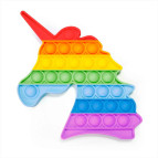 Іграшка Pop it ПопИт антістрес 14*15см Єдиноріг Веселка 121200