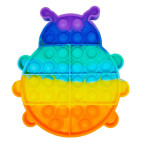 Іграшка Pop it ПопИт АКЦІЯ антістрес 14*15см Божья Коровка XXL Веселка 12151