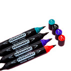 Перманентний маркер Centropen Double двусторонній 1666