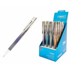 Кулькова ручка Vinson Connect S8 автомат. пише синім 0,7мм корпус асорті