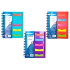 Зошит спіраль А5 120арк пласт обкл 5розд A-Plus A-5115