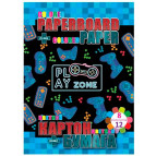 Картон кольоровий+папір А4 8+12арк Kidis Play zone 13281
