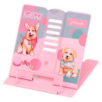 Підставка для книг металева сплошна Kidis 15*18см Love my corgy 13413