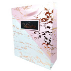 Пакет подарунковий паперовий 26*32*10см ООПТ Комбінація кольорів з фольгою HP-8347-M