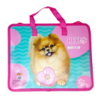 Папка-портфель А4 Kidis пластик на блискавці FC 13084 What's up puppy