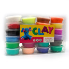 Маса для ліплення Josef Otten Clay 24кол по 20гр супер легка в баночках 7679