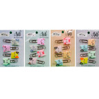 Закладки для книг ЛИДЕР Скріпка з прикрасой 4шт. Cat асорті 25267