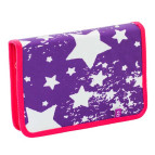 Пенал 1М Cool For School з 1 отворотом б/н Starry Violet CF86605