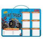 Розклад уроків 42*29 см 1 Вересня ламінований 940248 Monster Truck