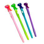 Гелева ручка з насадкою Дракоша що світится Josef Otten асорті, пише синім 5205