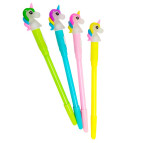 Гелева ручка з насадкою Єдиноріг що світится Josef Otten асорті, пише синім 5206