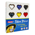 Аквагрим для обличчя фарби Meidu 6кол Серця MD-900E/3839-6