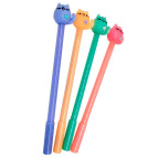 Гелева ручка з насадкою Киця Josef Otten асорті, пише синім №1692