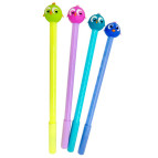 Гелева ручка з насадкою Birds Josef Otten асорті, пише синім №9610