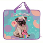 Папка-портфель А4 Kidis пластик на блискавці FC 13080 Candy Lover