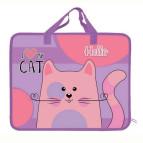 Папка-портфель А4 Kidis пластик на блискавці FC 13079 My Cat