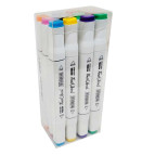 Маркер двустор. SketchMarker Touchbool для паперу набір 12шт квадратні CY-811/13499-12