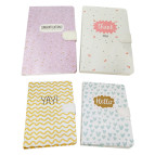 Блокнот 13*19см 144арк ЛИДЕР 9702L-18 Написи з магніт. клапаном