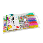 Гелеві ручки Sultani набір 8шт ST-5425-8