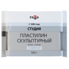 Пластилін скульптурний ГАММА ЛИЦЕЙ 500гр білий м'який 2.80.Е050.004.1