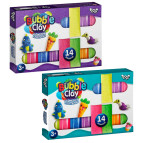 Пластилін 170гр. DankoToys кульковий набір 14кол. по 12гр. Bubble Clay BBC-05-**