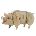Модель 3D дерев'янна сборна WoodCraft G-M012/9271 Хряк 17,8*6,5*8,2см
