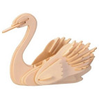 Модель 3D дерев'янна сборна WoodCraft G-M034 Лебідь 15,5*7,7*11,5см