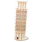 Модель 3D дерев'янна сборна WoodCraft XE-G018 Пізанська вежа 11,2*9,3*29,2см