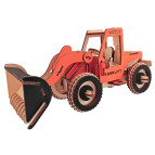 Модель 3D дерев'янна сборна WoodCraft XB-G007H Бульдозер 20*10*15см