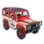 Модель 3D дерев'янна сборна WoodCraft XB-G033H Джип-3 21,3*10,8*11,2см