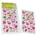 Наліпки дитячі ООПТ 21*9,5см Make! Фламінго JN-U04