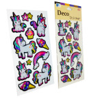 Наліпки дитячі ООПТ 22,5*10см Deco Єдинороги WX-CCA09