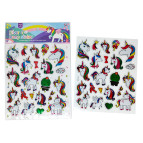 Наліпки дитячі ООПТ 24,5*16,5см Happy and Love Єдинороги CYC-038