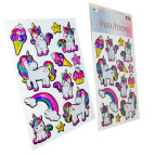 Наліпки дитячі ООПТ 28,5*15,3см Deco Єдинороги WX-DH-11059