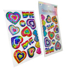 Наліпки дитячі ООПТ 28,5*15,3см Deco Серця WX-DH-11057
