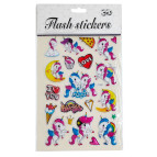 Наліпки дитячі ООПТ 28*16см 3D Єдинороги Y-X001