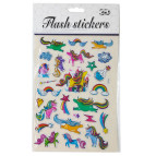 Наліпки дитячі ООПТ 28*16см 3D Єдинороги Y-X002