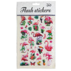Наліпки дитячі ООПТ 28*16см 3D Фламінго Y-X013