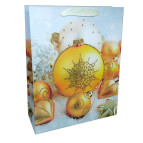 Пакет подарунковий паперовий 26*32*10см ООПТ Новорічний RQ-607-M