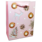 Пакет подарунковий паперовий 30*41*12см ООПТ Новорічний RQ-666-L